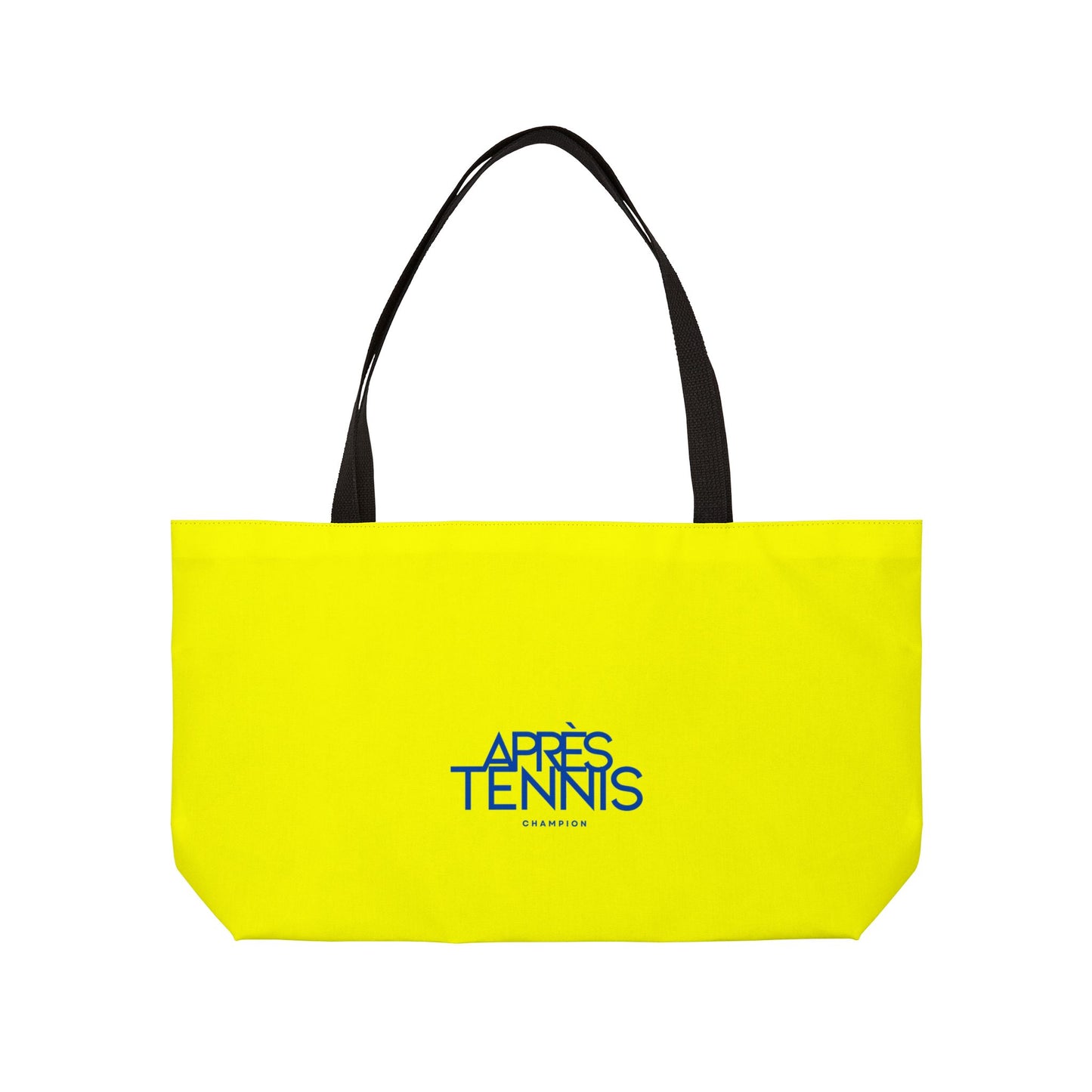 Aprés Tennis Oversized Tote Bag,  Electric Yellow