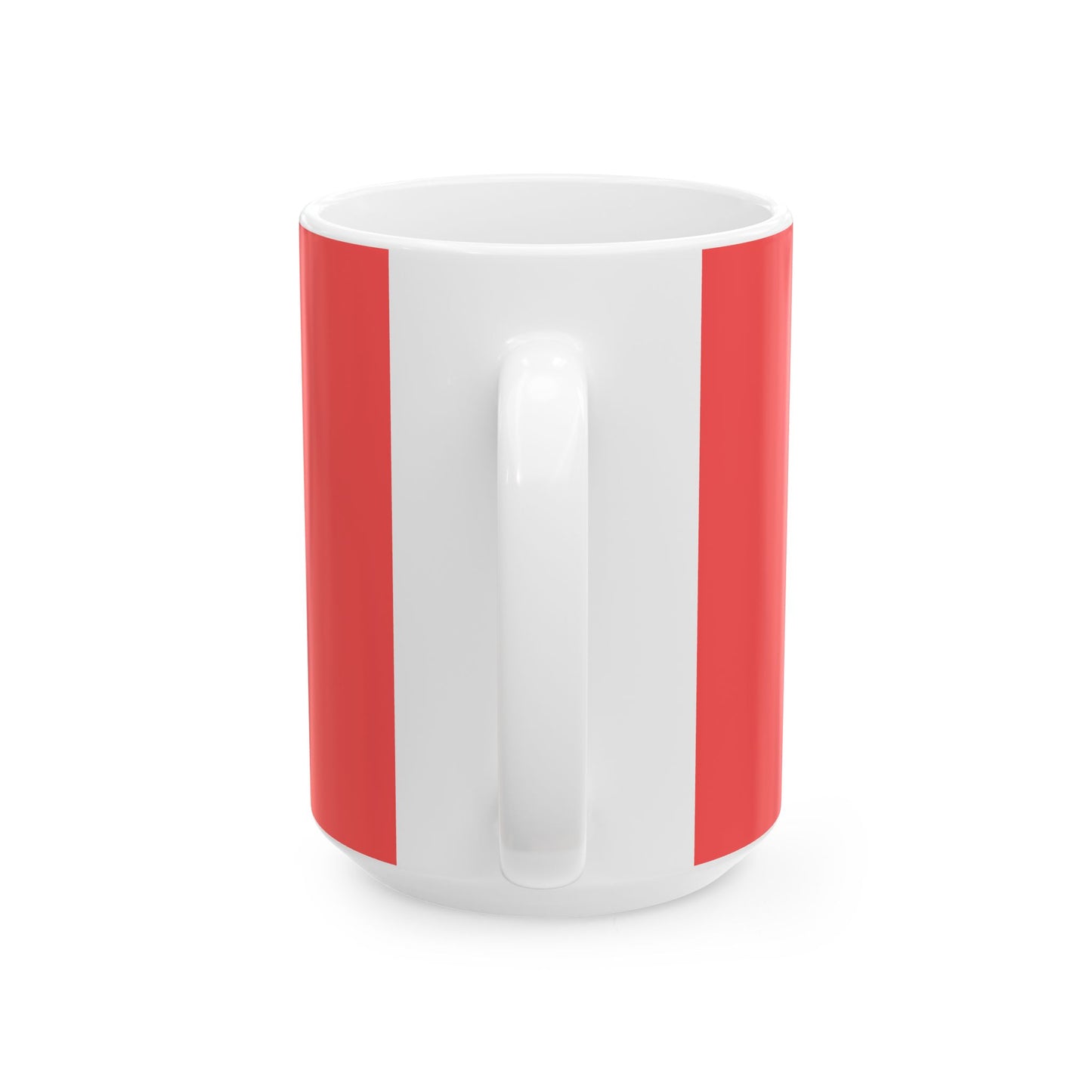 Que Será, Será Ceramic Mug, CORAL Flower