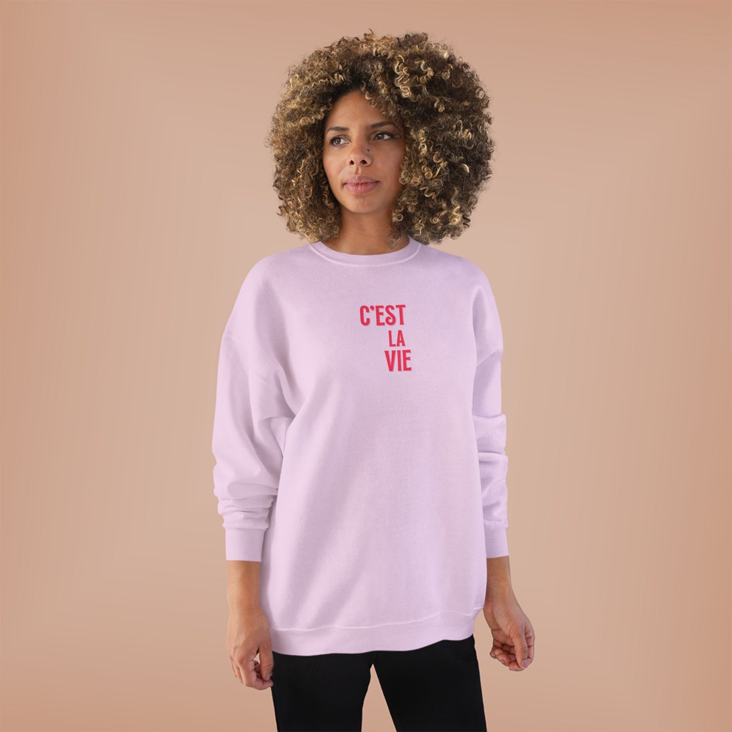 French C'est la vie Ladies Sweatshirt