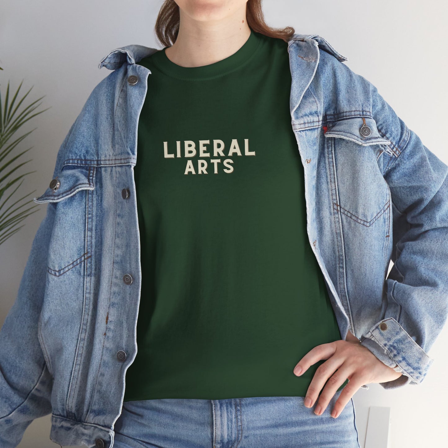 LIBERAL ARTS Unisex Heavy Cotton Tee, College Life