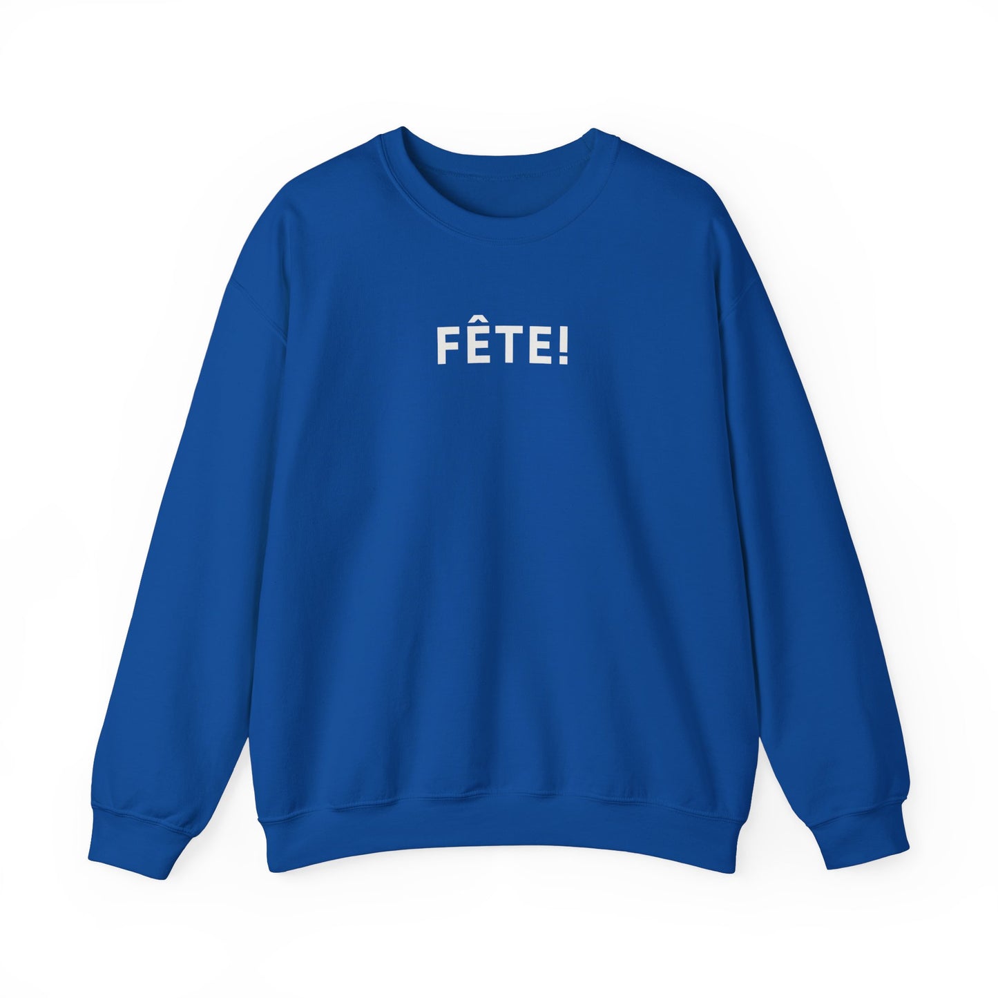 Preppy FÊTE Sweatshirt - Cozy Holiday Party Attire