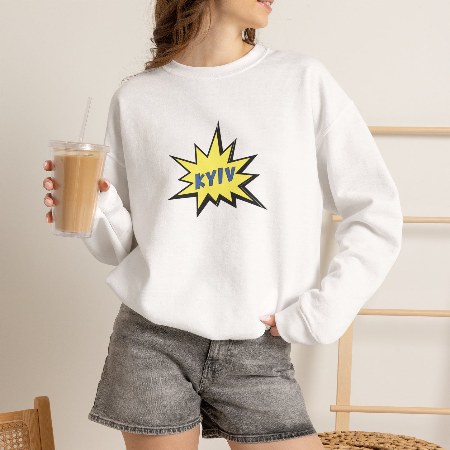 KYIV Superpower Crewneck Sweatshirt | Global Nomad Edition