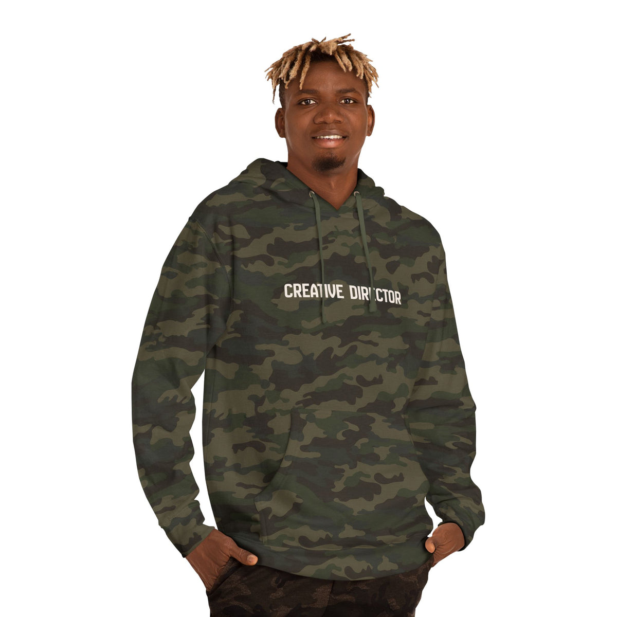 Creative Director Camo Hoodie | Street Style
