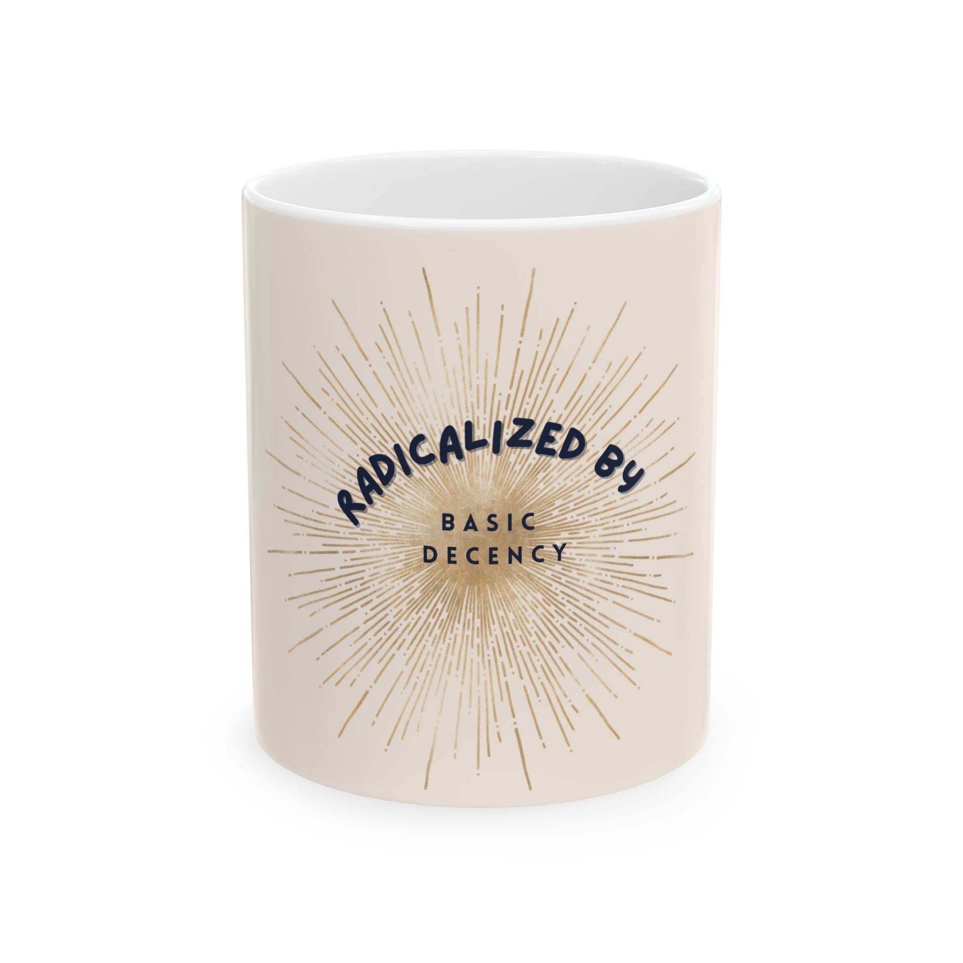 Radicalized by Basic Decency Whimsical Mug
