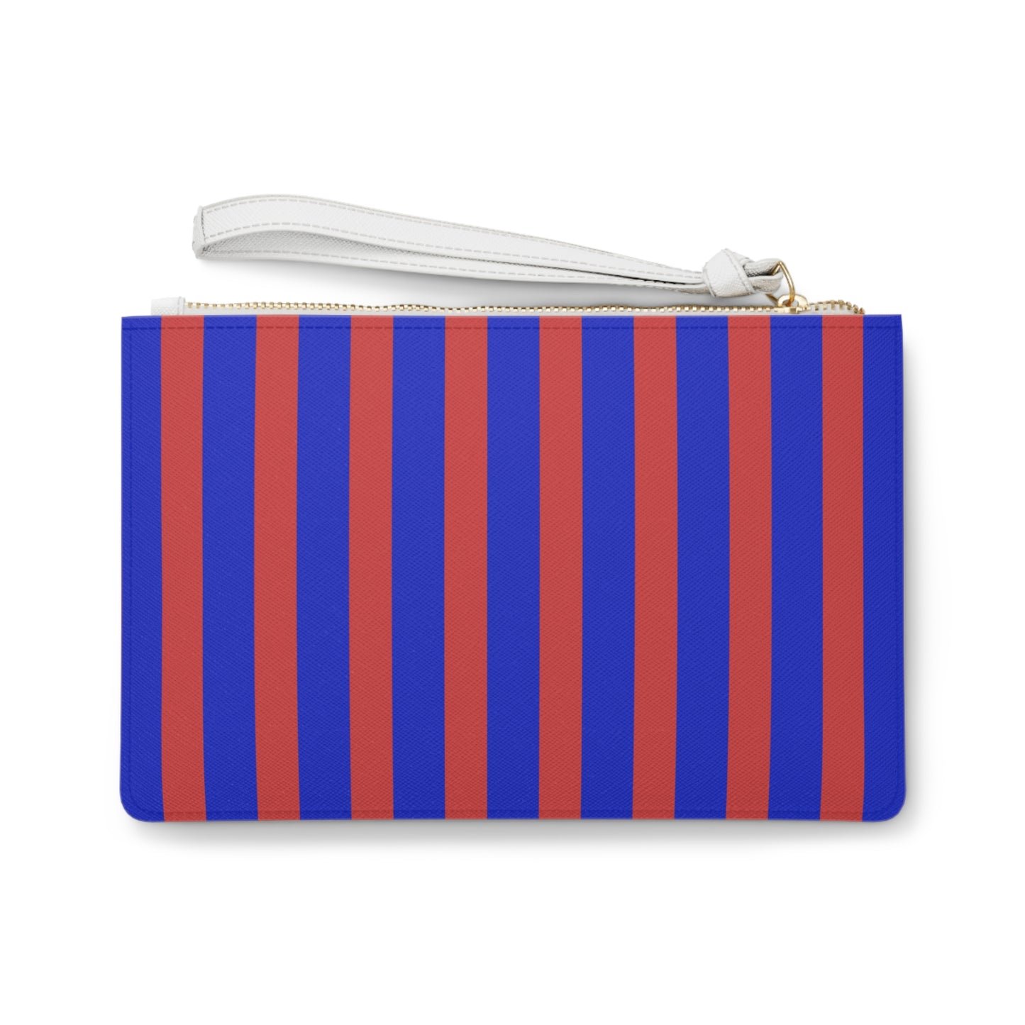 PARIS VIBES Blue Stripe Clutch Bag, Fashion Accessory