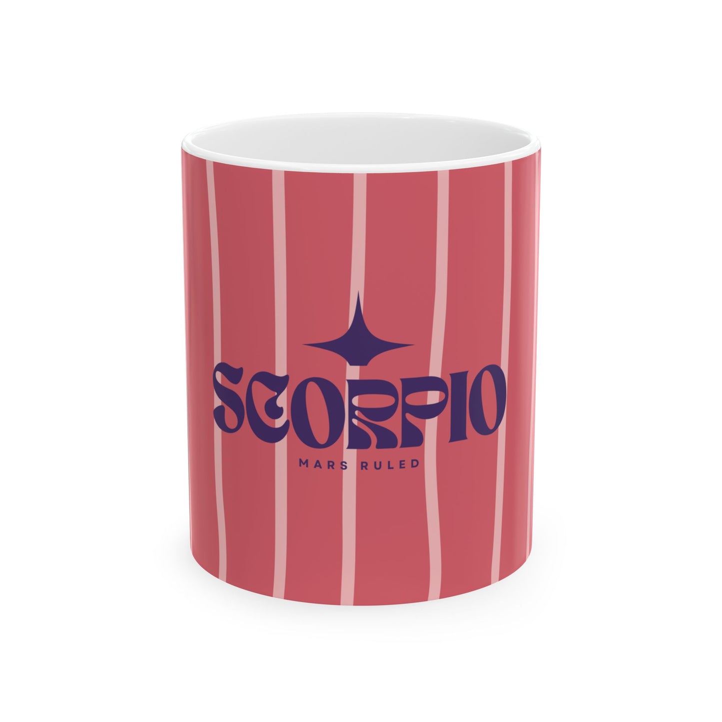 Astrological Wheel Scorpio Mug, Whimsical design