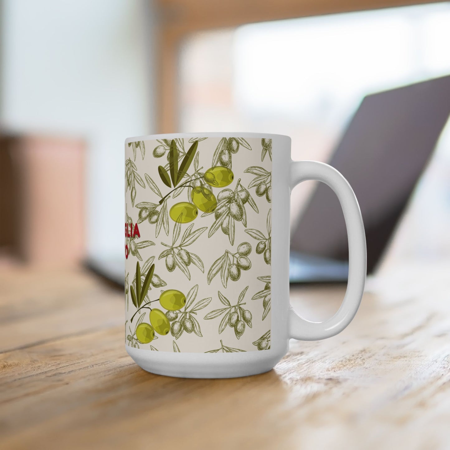 Italian Ceramic Mug, La Famiglia e Tuto