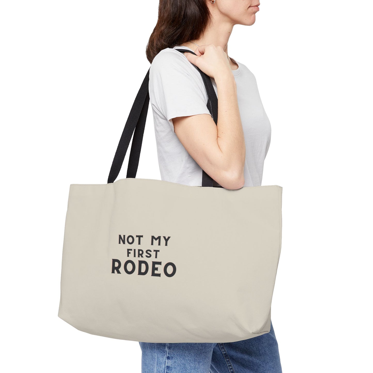 Not My First Rodeo Oversized Tote, Travel Accessory