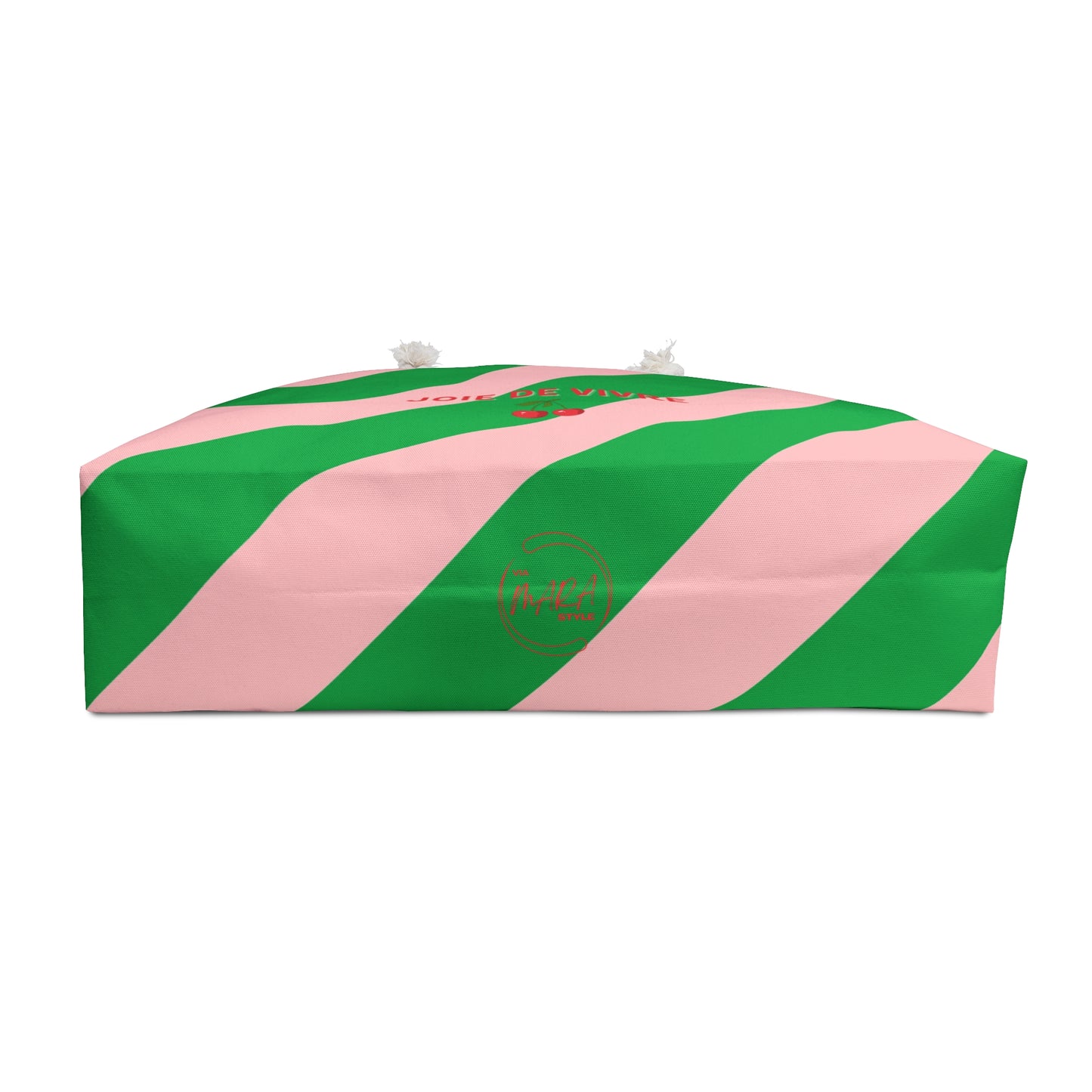Joie de Vivre Oversized Weekender Bag - Pink/Green