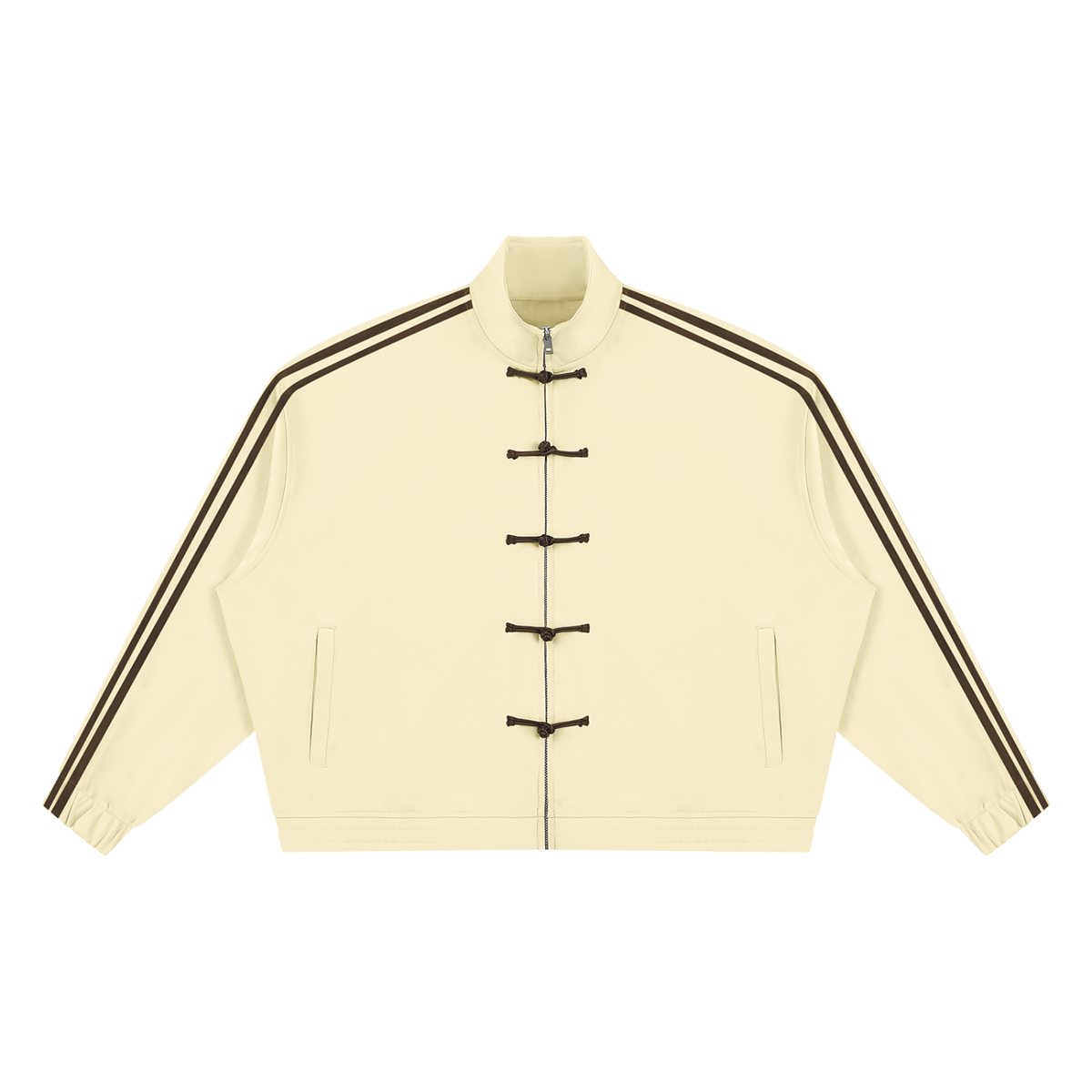 CALIFORNIA Boxy Stand Collar Full Zip Jacket