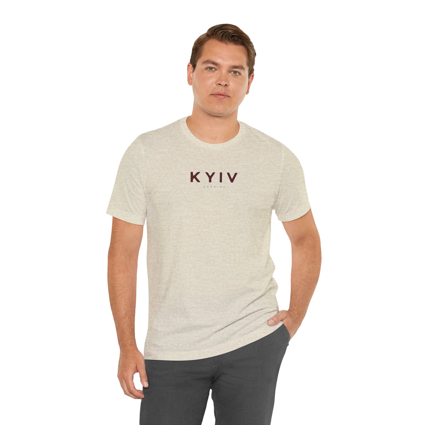 Kyiv Minimalist Unisex Tee - Global Nomad Collection