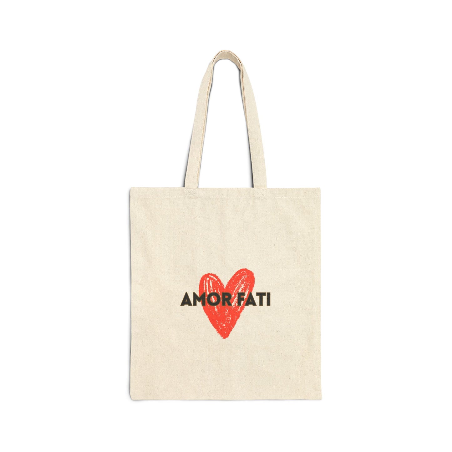 Amor Fati Graphic Cotton Tote Bag