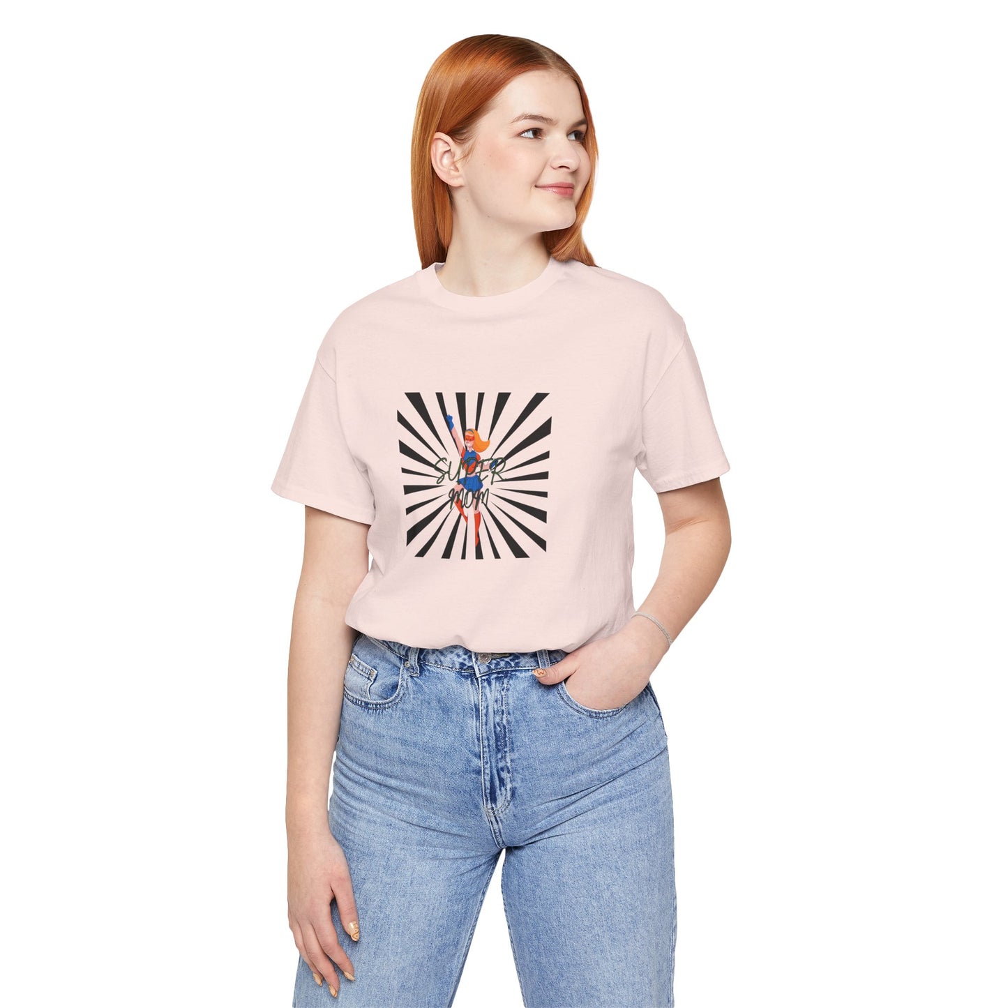 Retro Super Hero Mom T-Shirt — Bold Mother's Day Tee