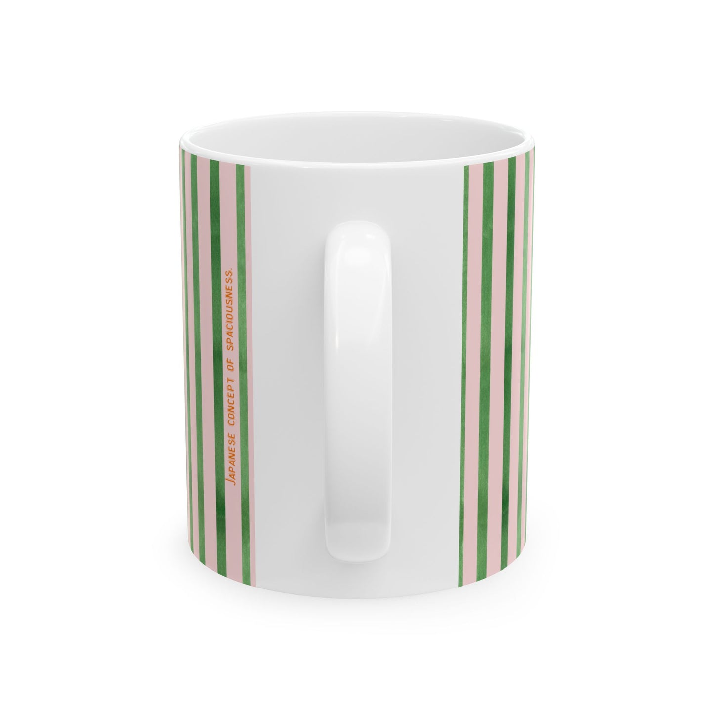 Japanese Philosophy YUTORI Ceramic Mug,  Zen-inspired