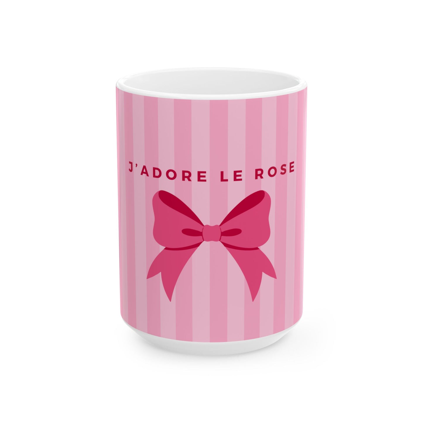 J'adore le rose | I LOVE PINK Ceramic Mug