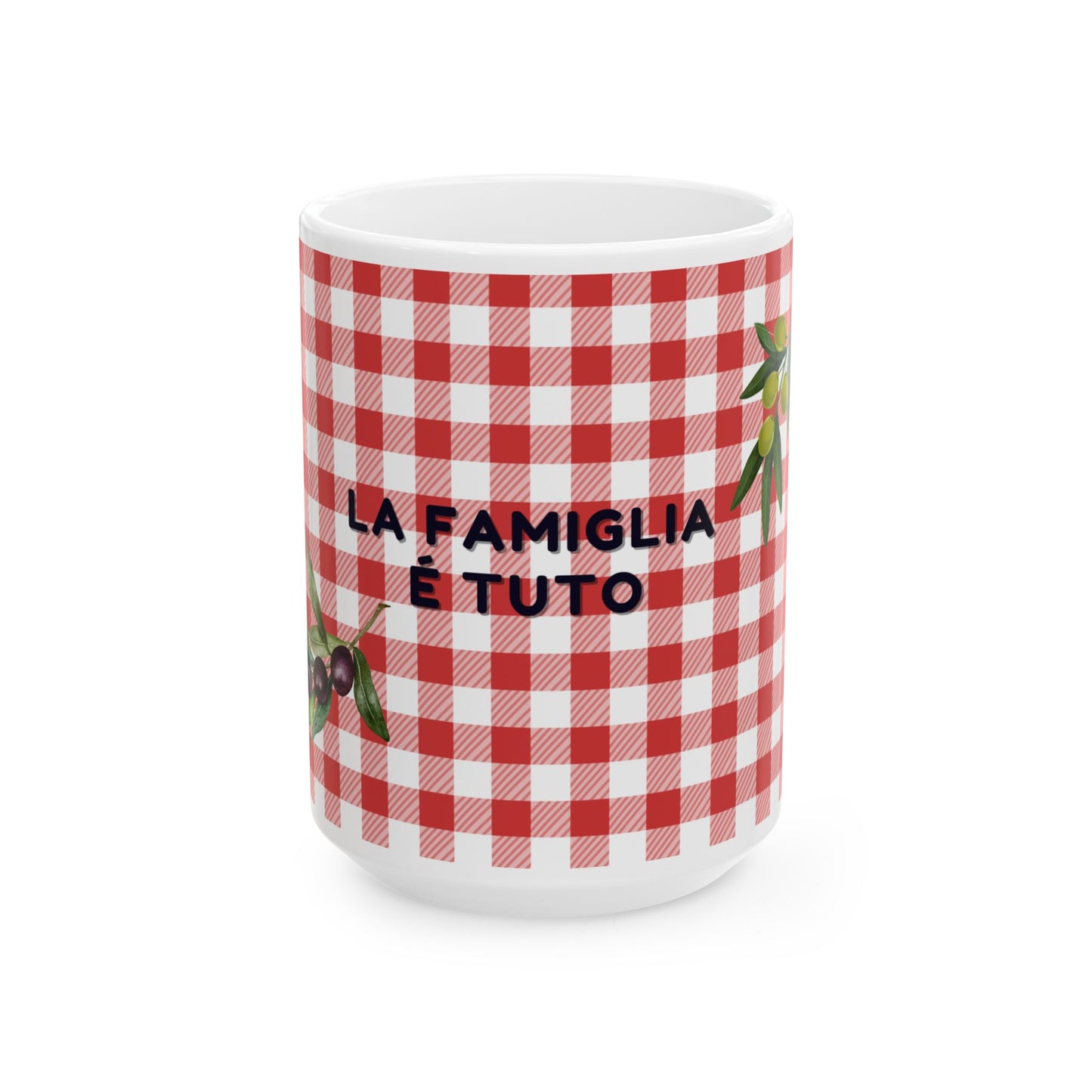 Italian "Family is Everything" Ceramic Mug, La Famiglia é tuto