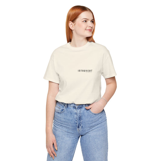 Introvert Recharging Tee, Natural 