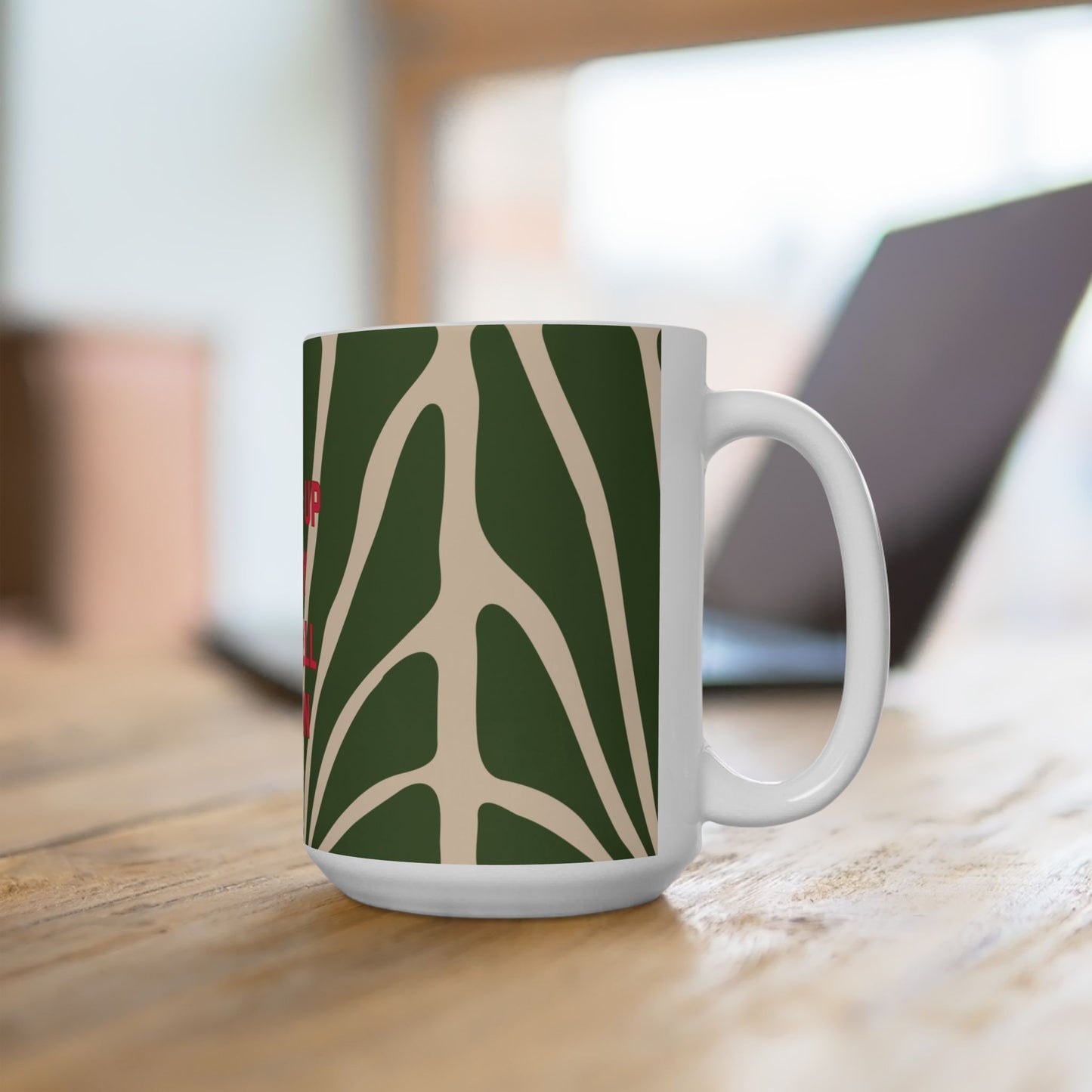 Woke Up Sexy Tropical Ceramic Mug — Women's Coffee Cup
