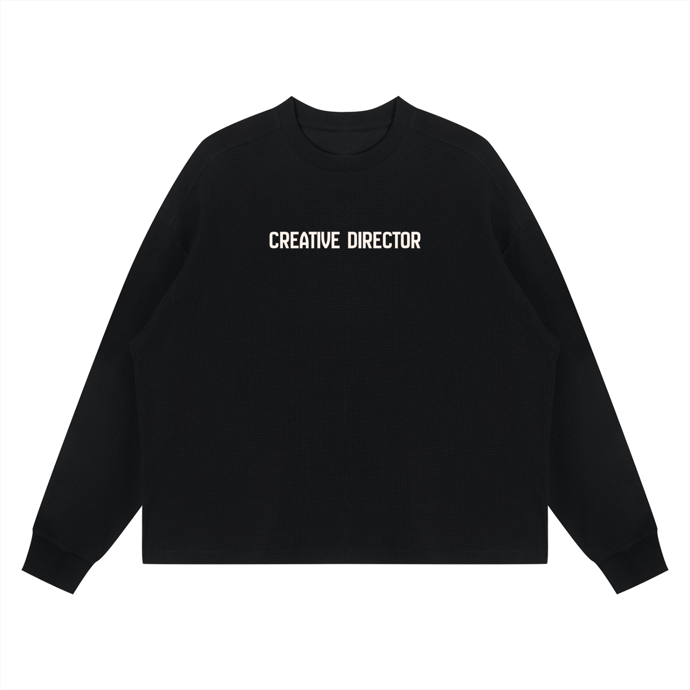 Creative Director Waffle Boxy Long Sleeve T-Shirt