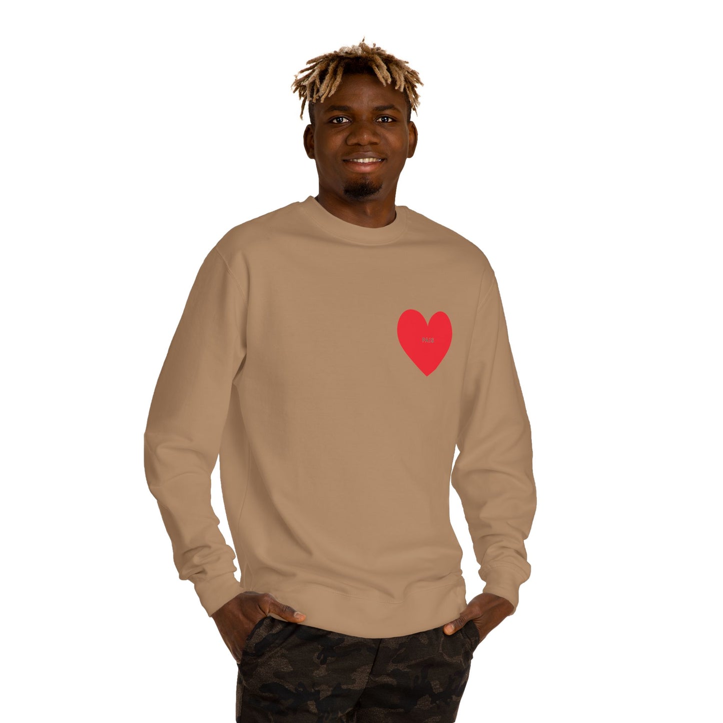 Heart Emoji Crew Neck Luxe Sweatshirt