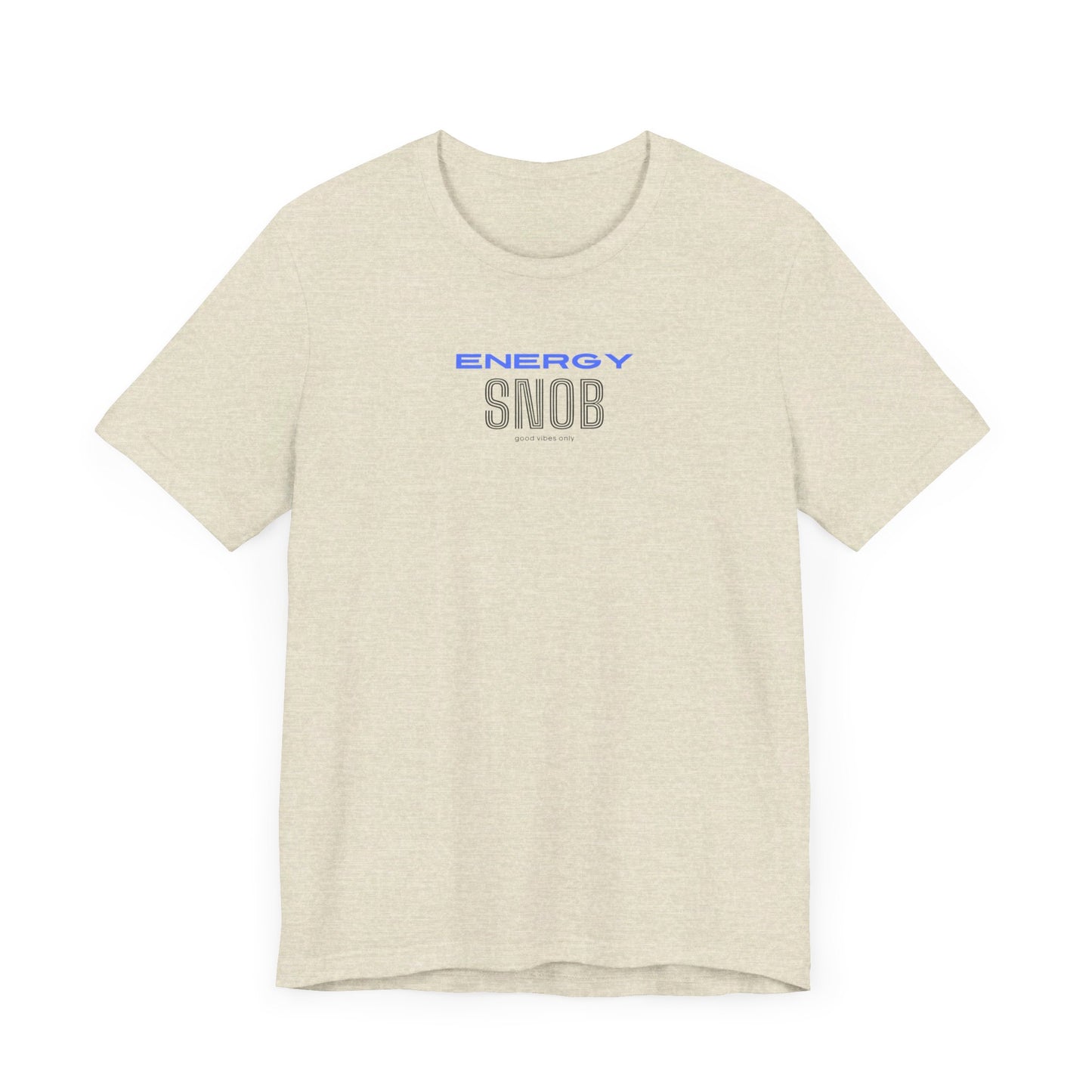 ENERGY SNOB Unisex Cotton Tee | Yoga Wear