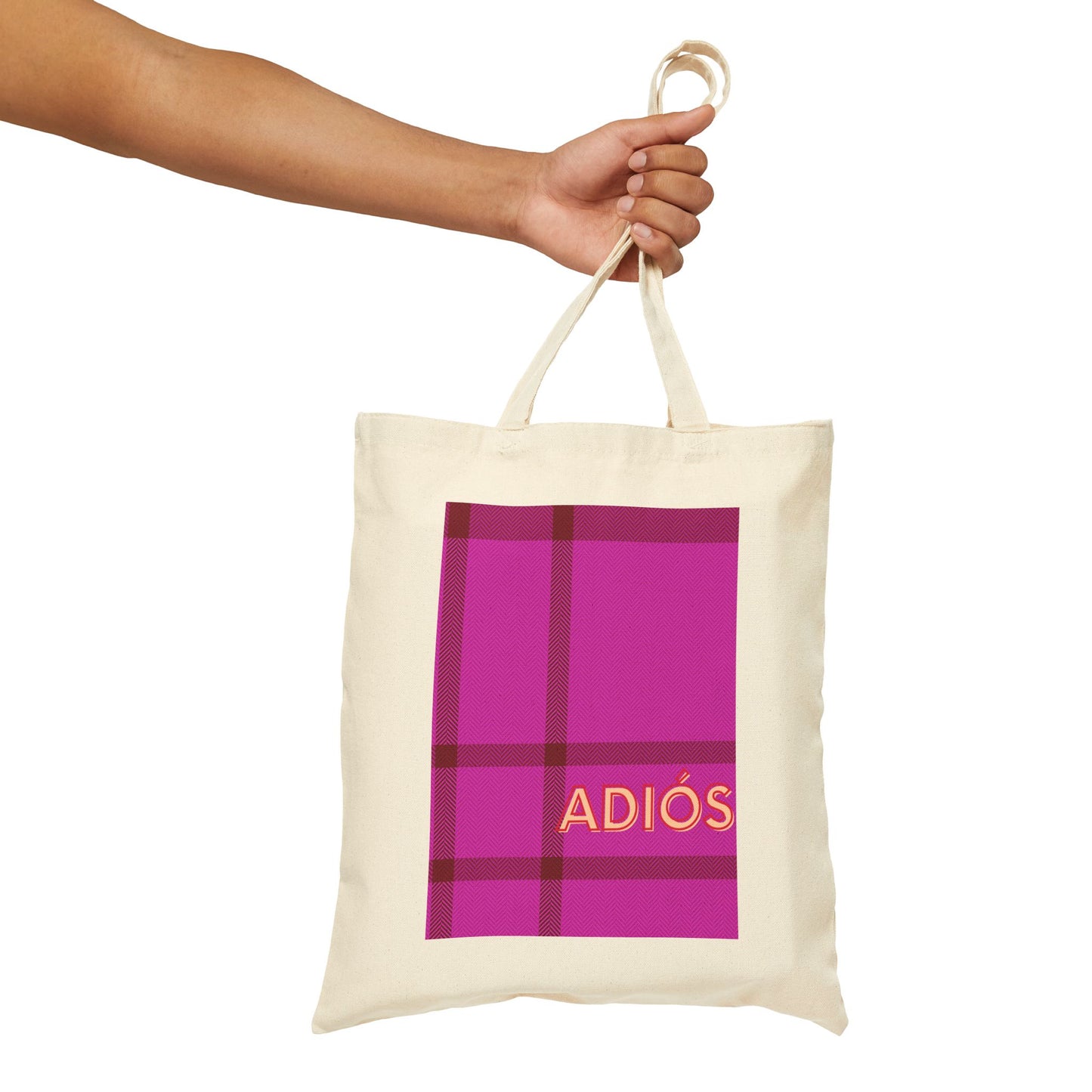 ADIOS Cotton Canvas Tote Bag