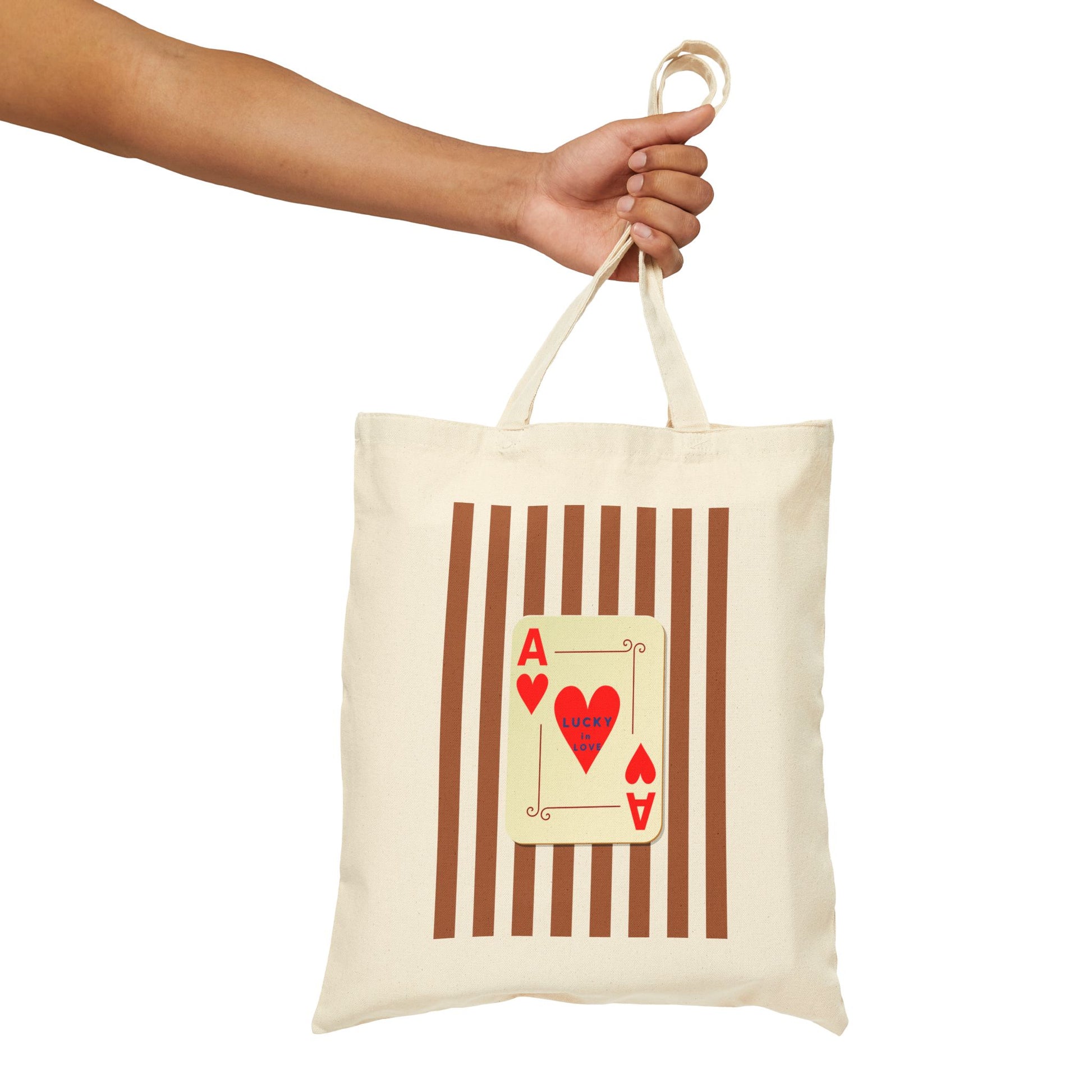 Ace of Hearts Cotton Tote Bag