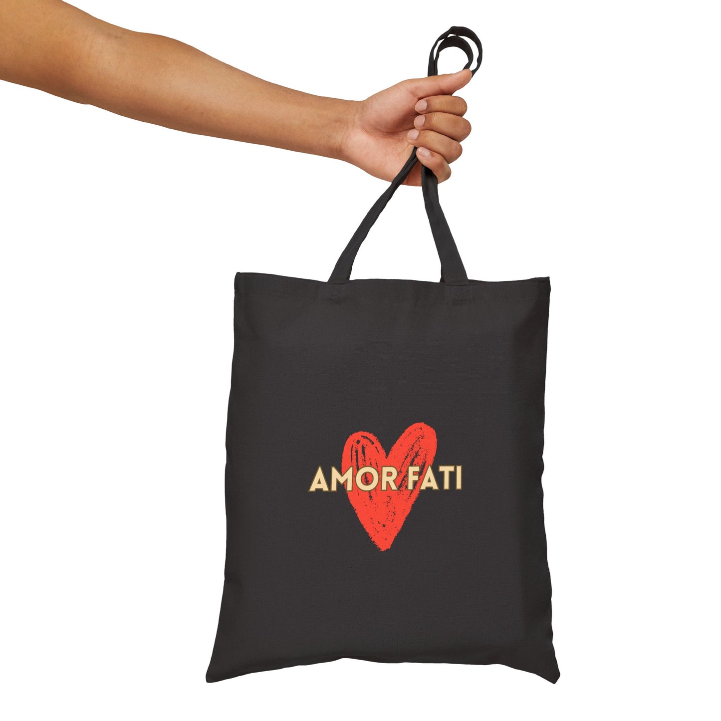 Amor Fati Graphic Cotton Tote Bag