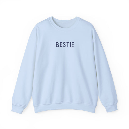 BESTIE Ladies Sweatshirt, light blue 