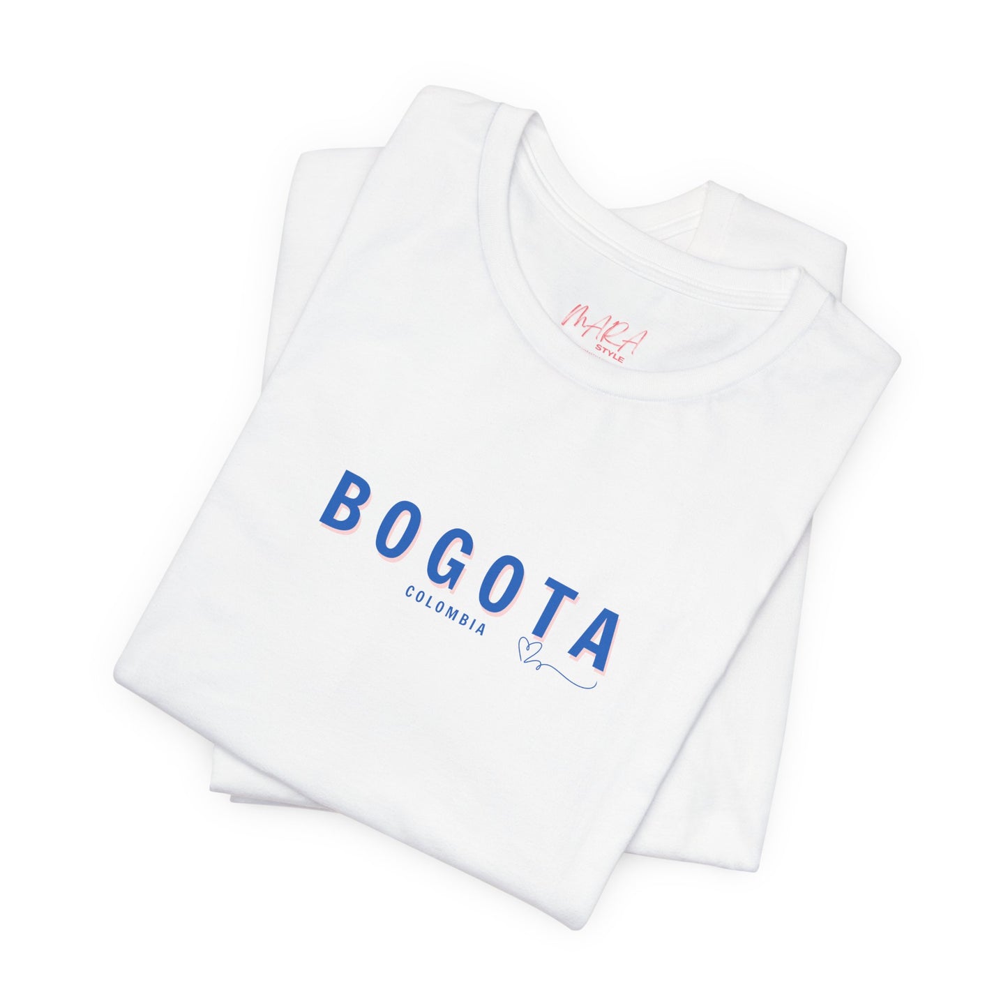 Bogota Minimalist Unisex Tee, WHITE