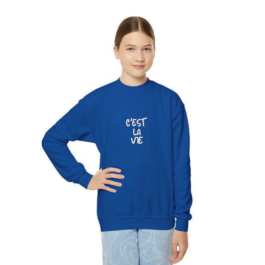 C'est La Vie Youth Crewneck Sweatshirt