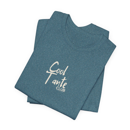 Cool Aunt Tee, Teal 