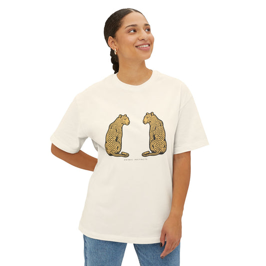Cool Leopard Print Boxy Tee