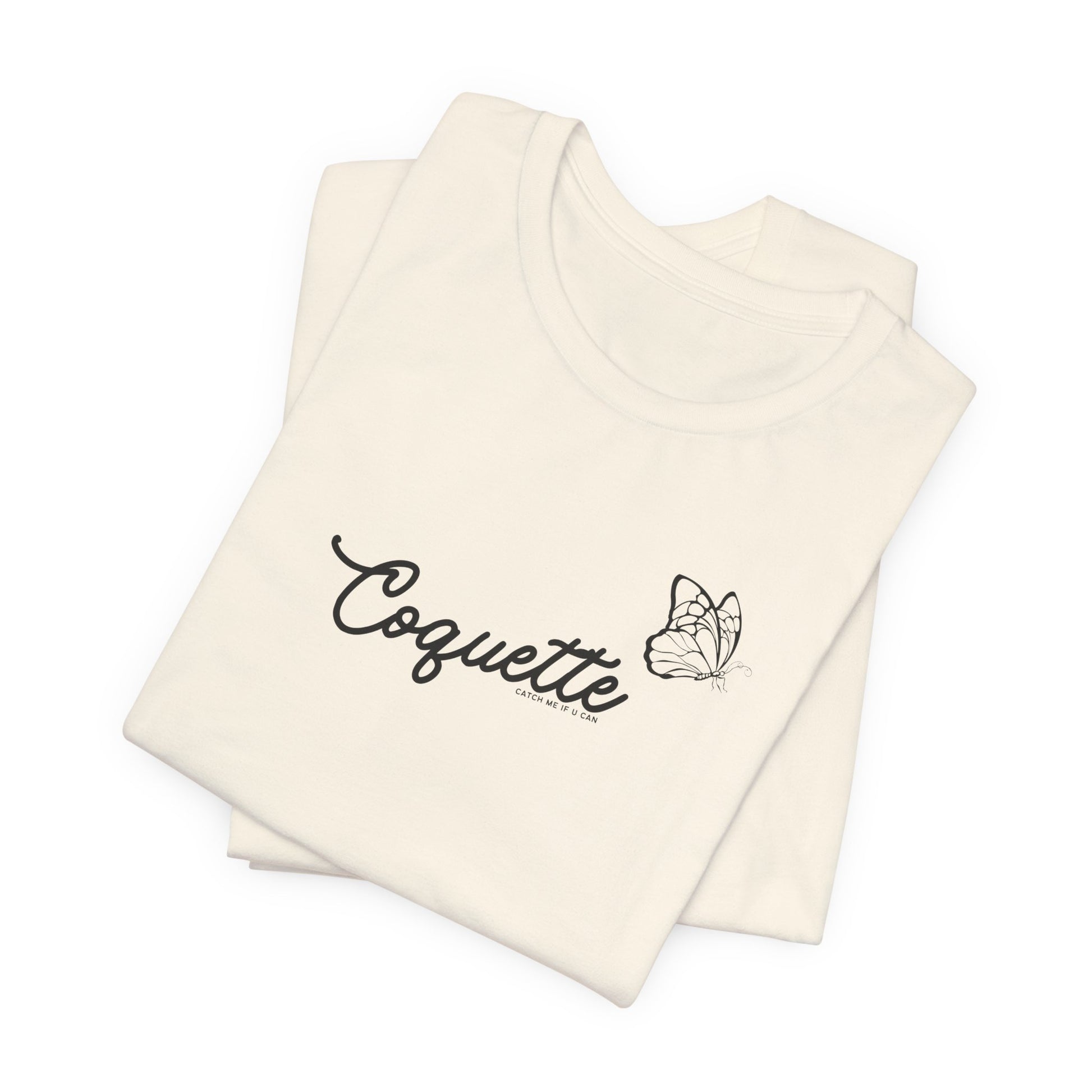 Coquette Butterfly Tee, Cream