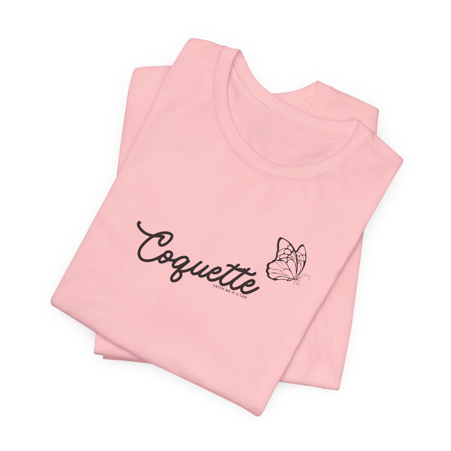 Coquette Butterfly Tee, Pink