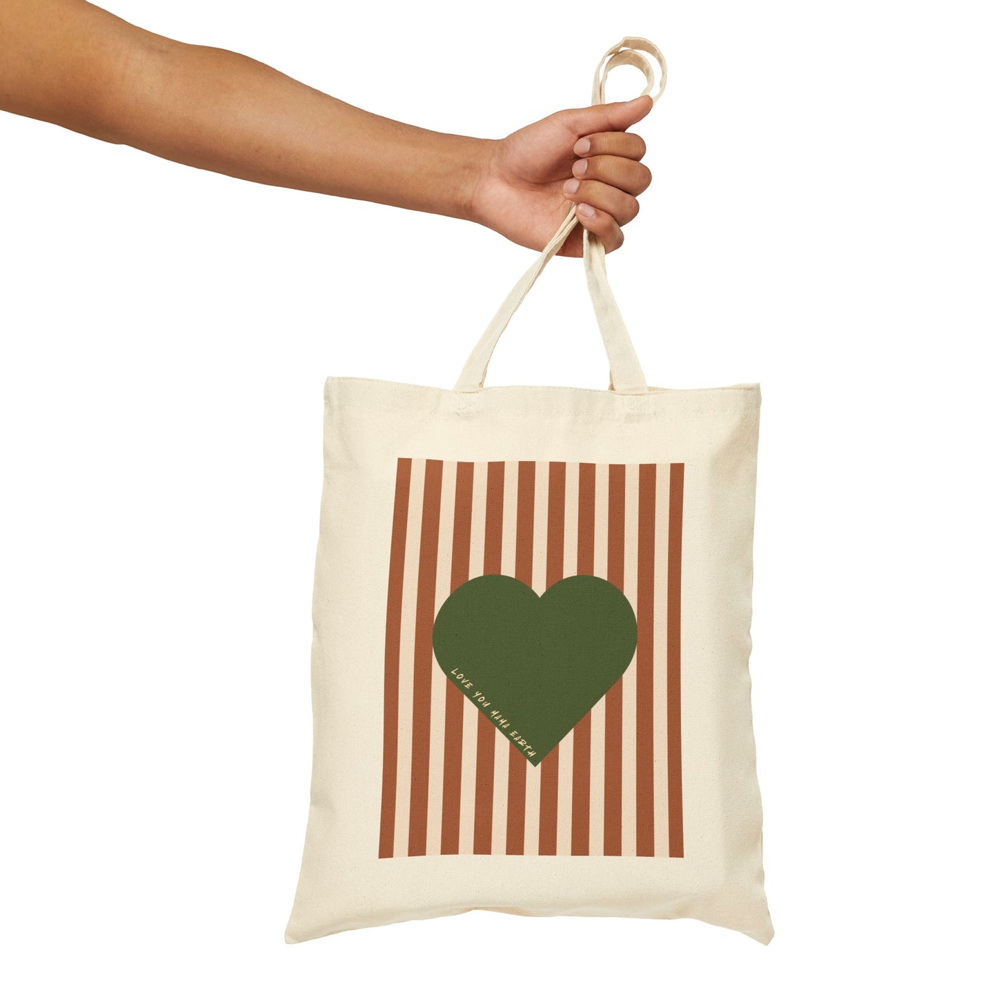 "Earth Mama" Love Canvas Tote Bag