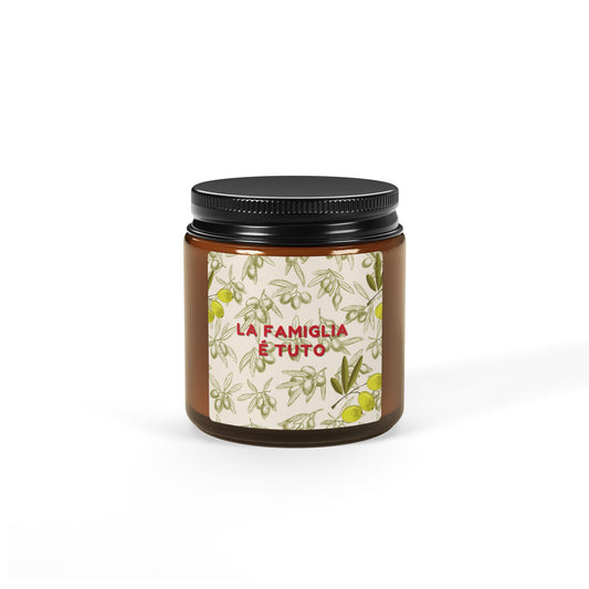 "Family is everything" Amber Jar Scented Candle