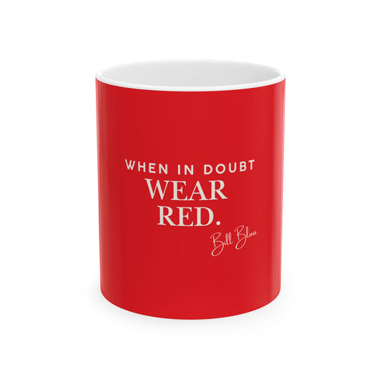 Fashionista Coffee Mug, RED 