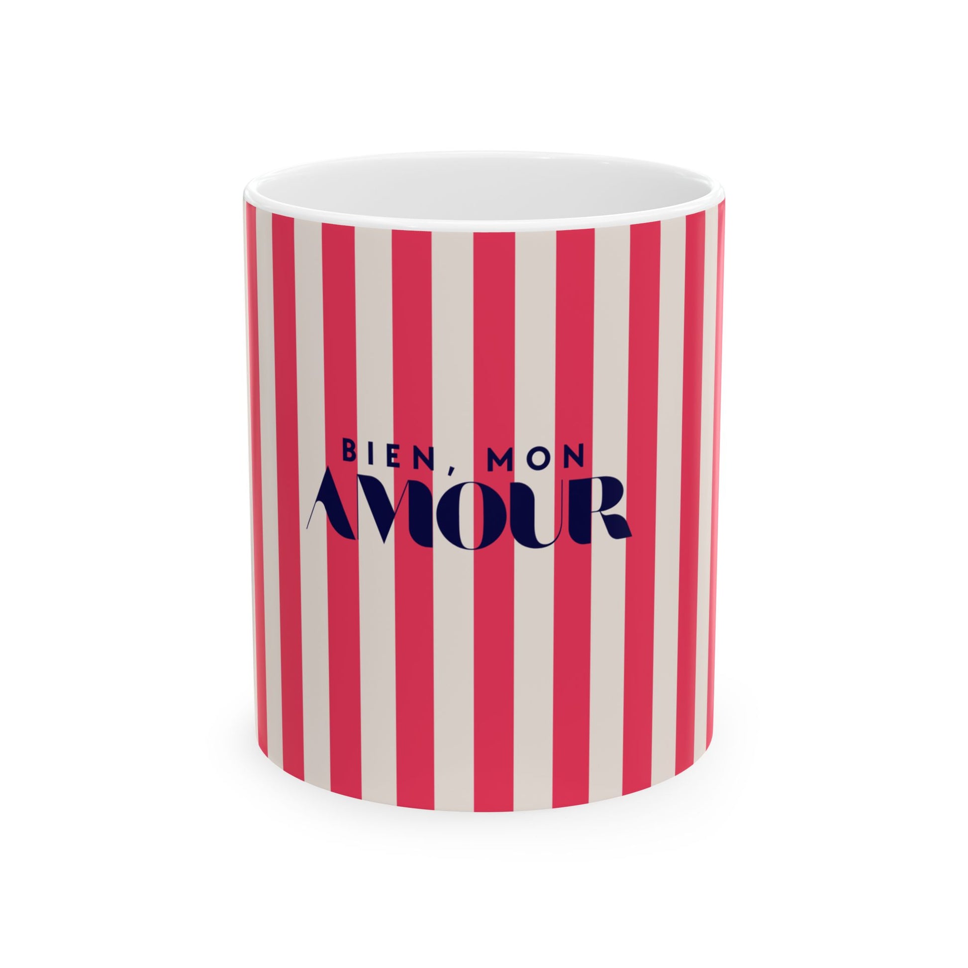 French Couples Mug, Bien, mon amour