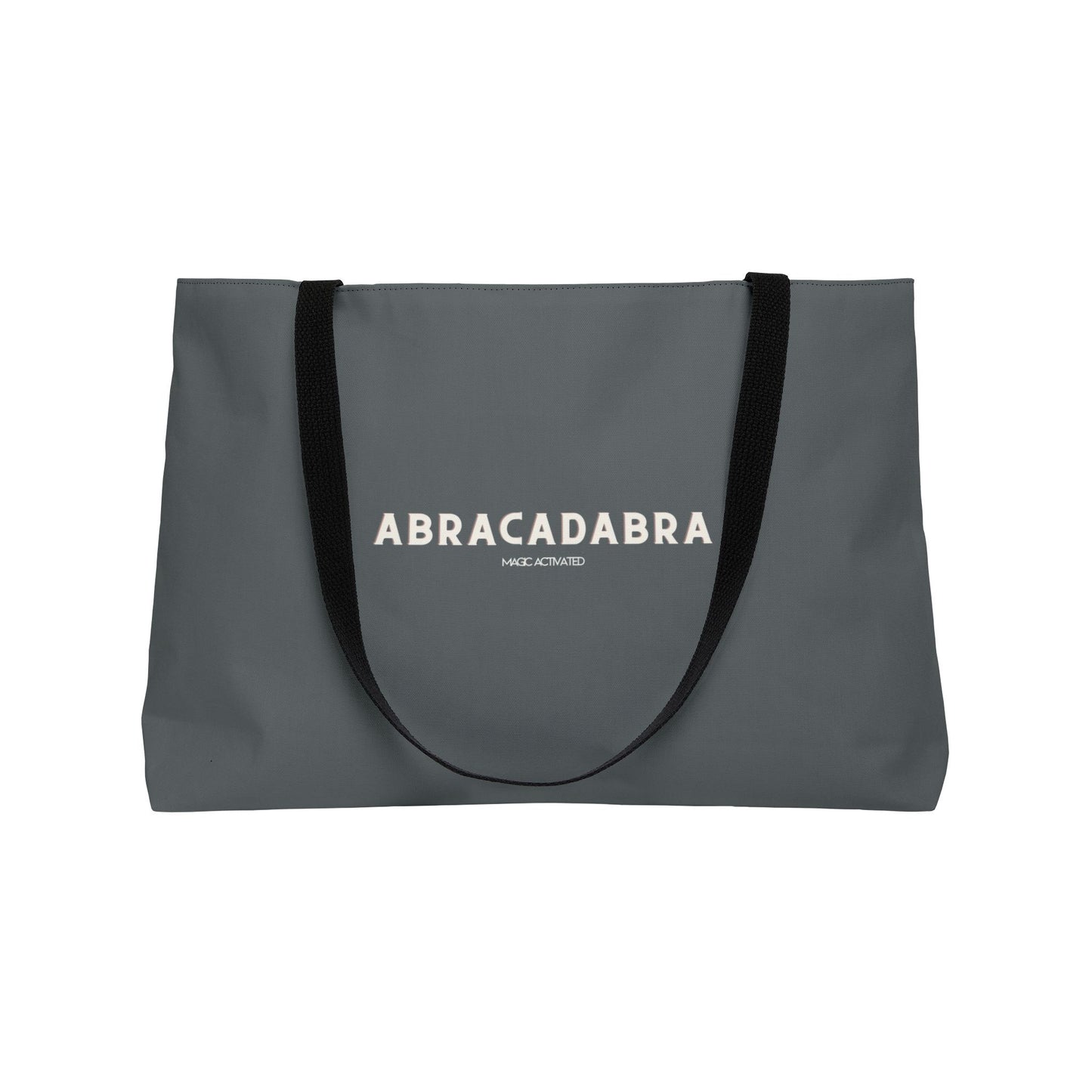 Grey ABRACADABRA Oversized Tote Bag