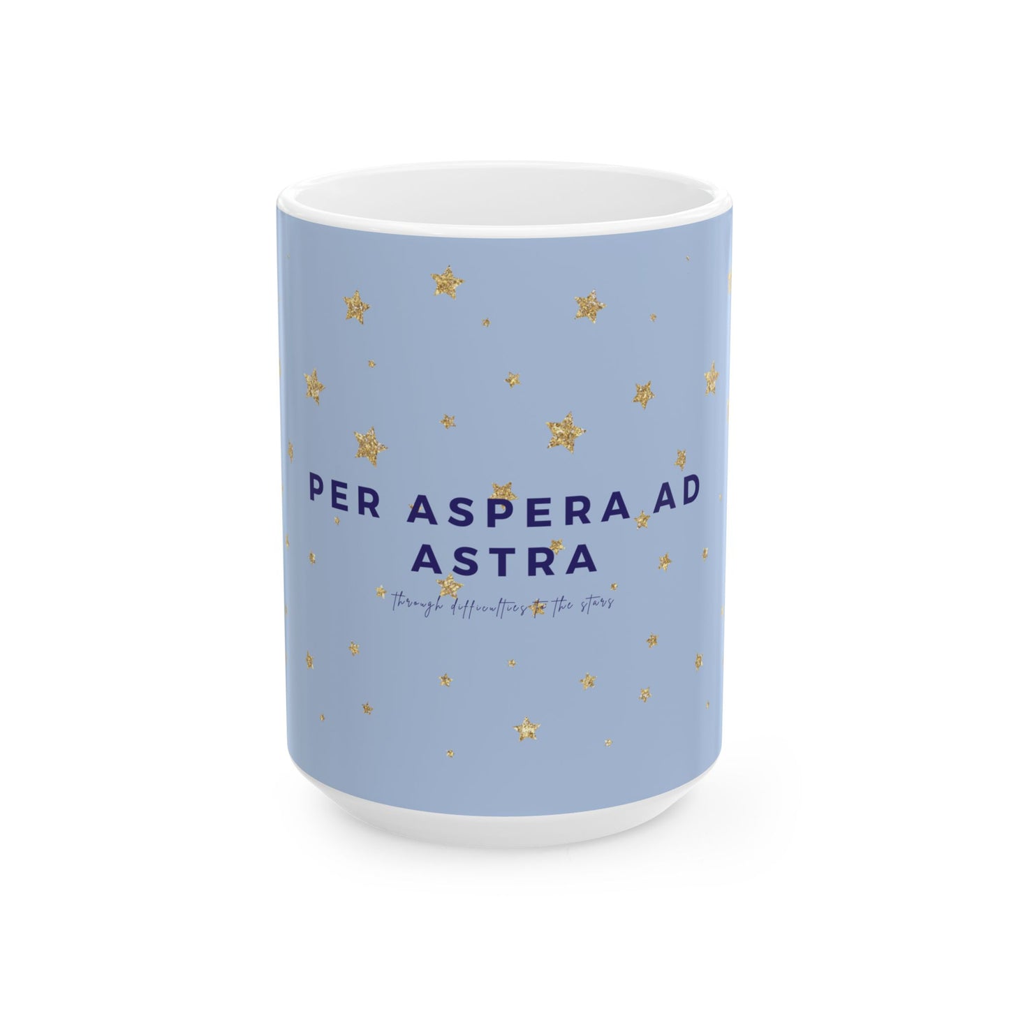 Healing Message Mug, 'Per aspera ad astra'