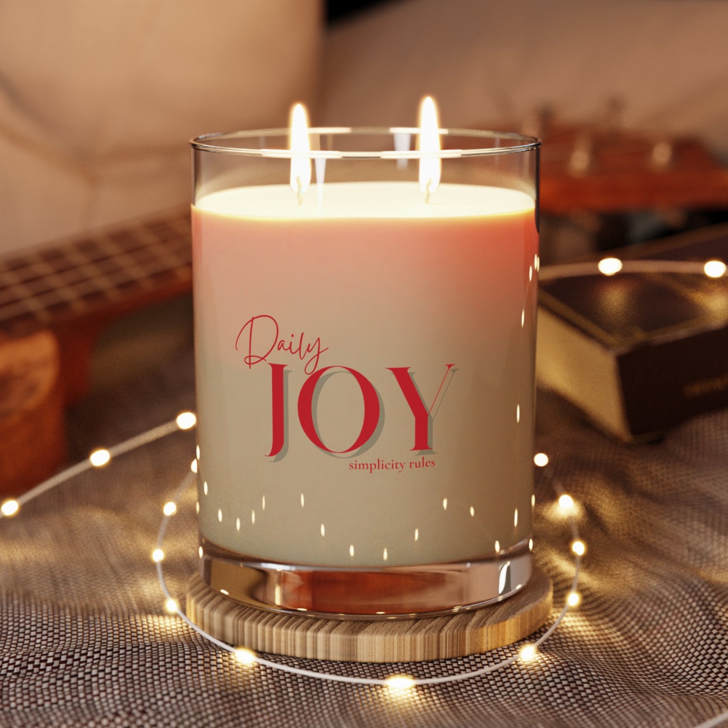 Holiday Scented Candle, Daily Joy 