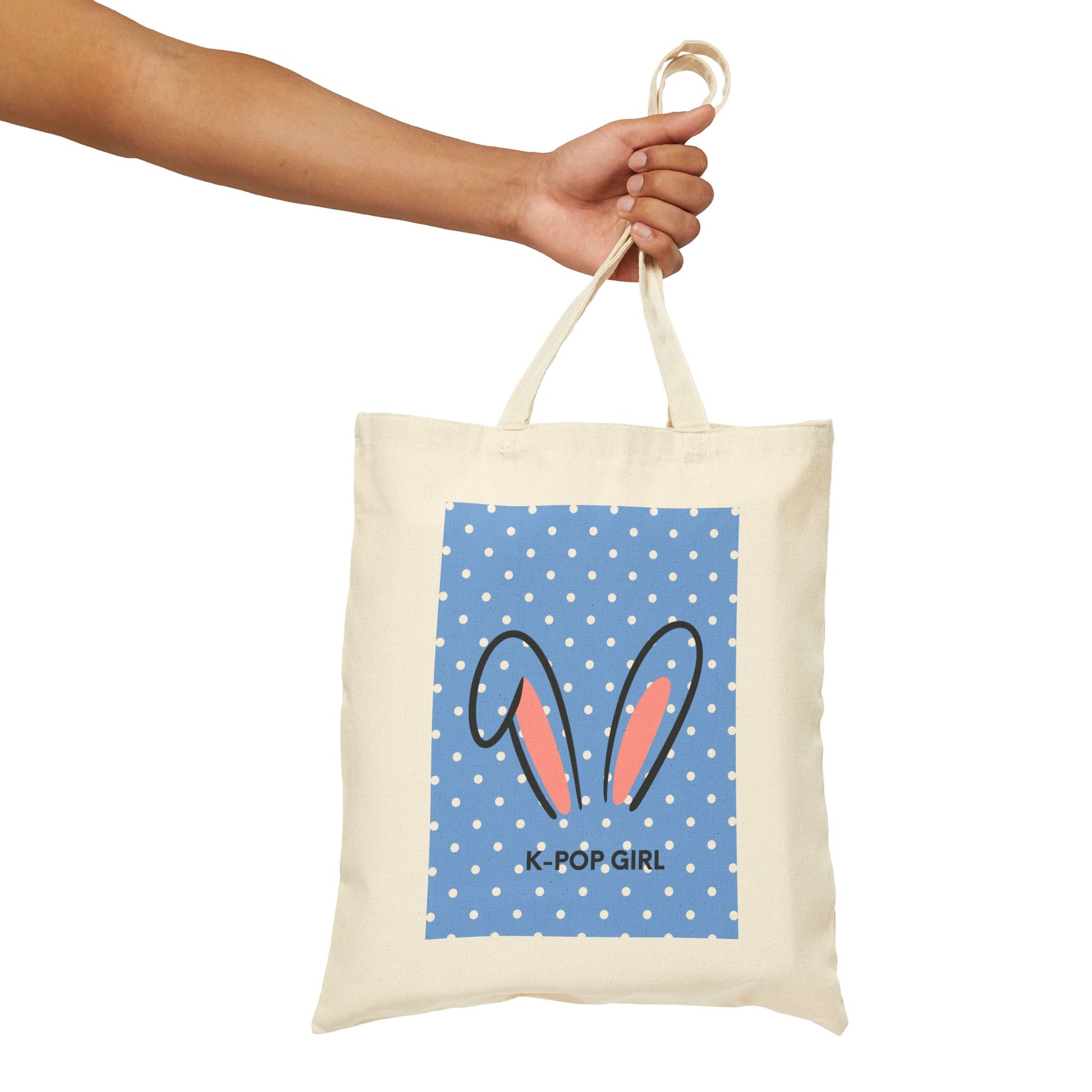 K-Pop Girl Bunny Tote Bag