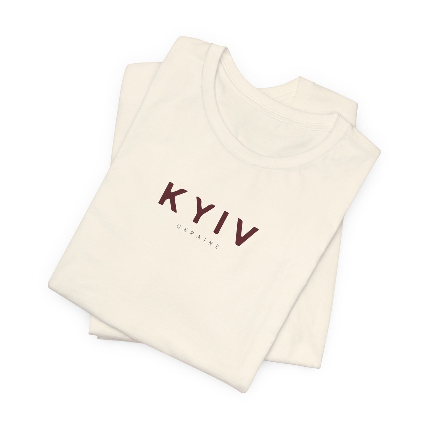 KYIV Minimalist Tee, Natural 