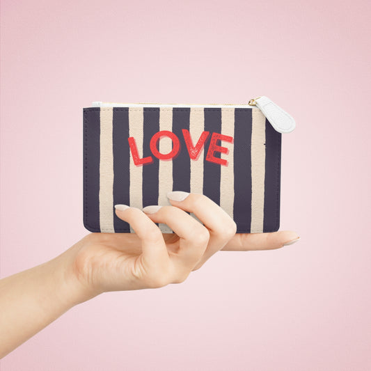 Preppy LOVE Mini Clutch Bag, Stylish Accessories