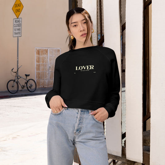 Lover- Fighter Crop Sweatshirt