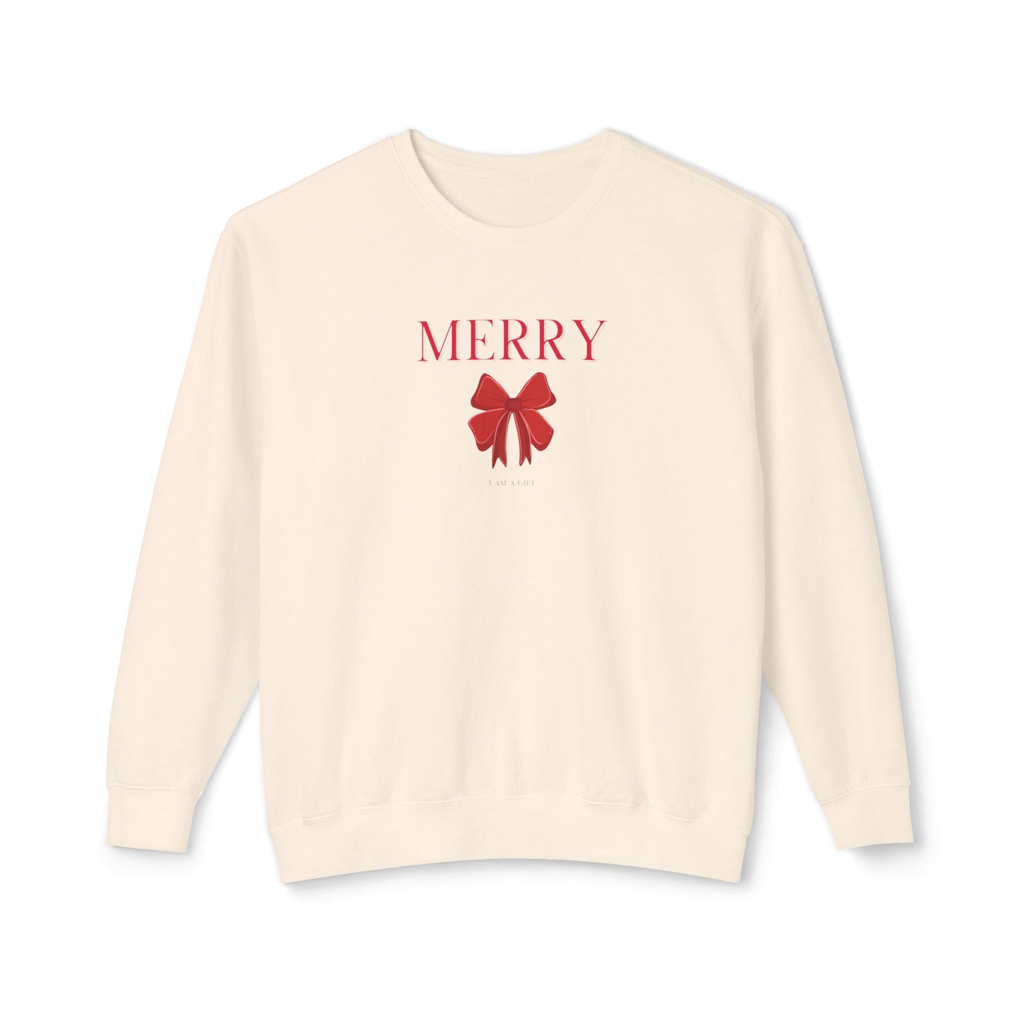 Merry Christmas Bow Sweatshirt