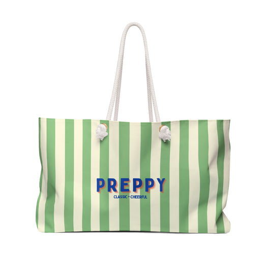 Oversized PREPPY Beach Bag