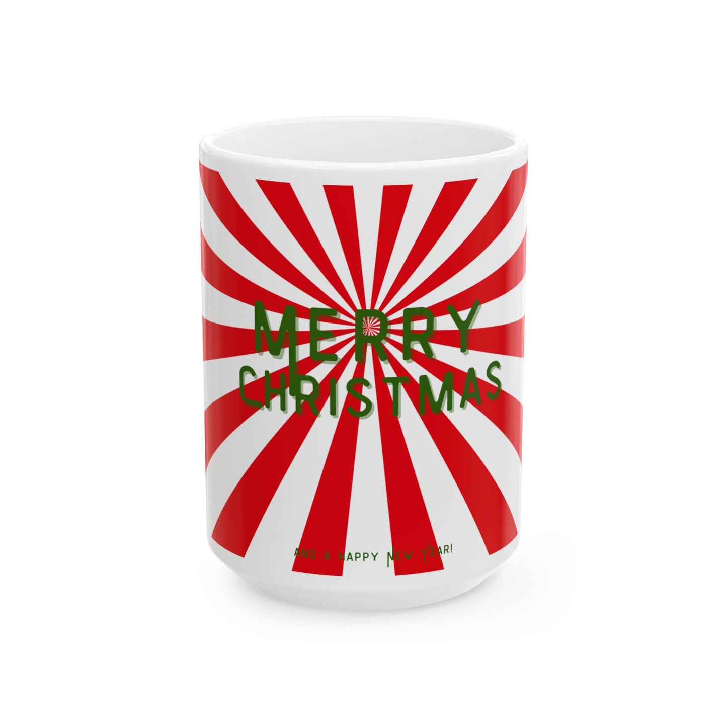 Peppermint Twist Christmas Mug 