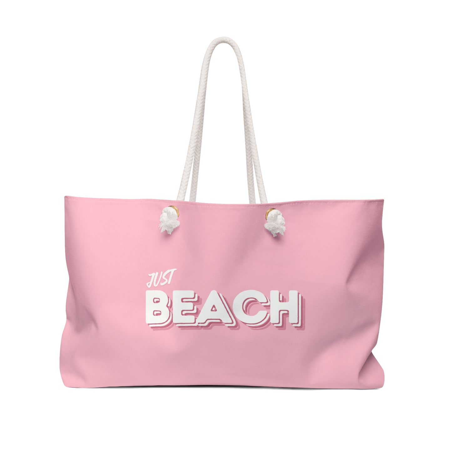 Pink Beach Oversized Tote Bag